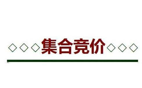期貨集合競價(jià)是什么意思？集合競價(jià)